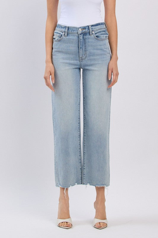 Eunina Dawn Super High Rise Wide Leg Crop- High Tolerance