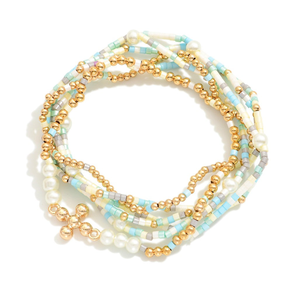 Cecila Mint Bracelet Set