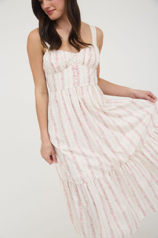 Sheena Maxi Dress in Pink