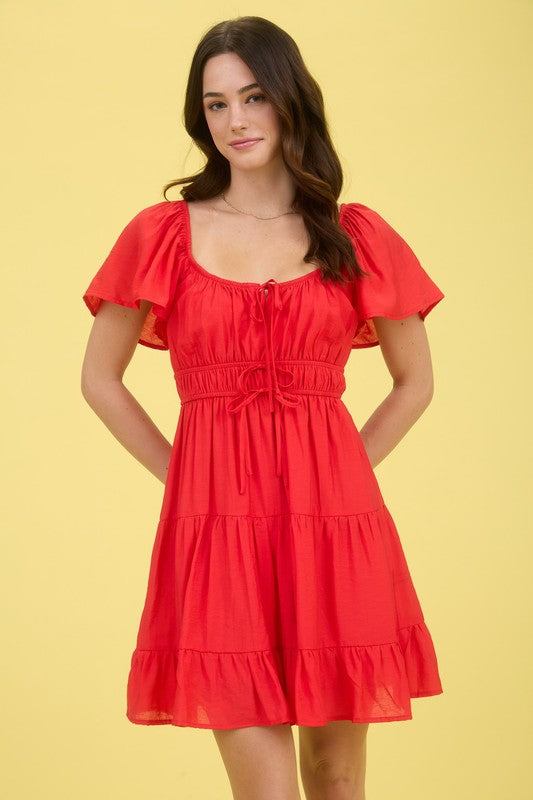 Randi Red Mini Dress