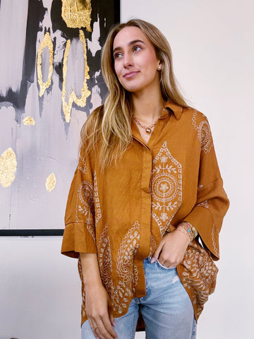 Jewel Embroidery Top