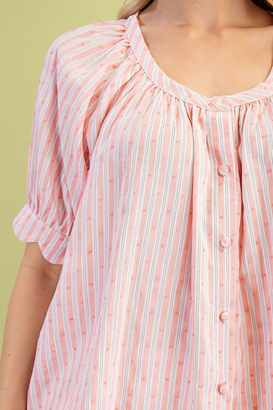 Taleah Swiss Dot Blouse