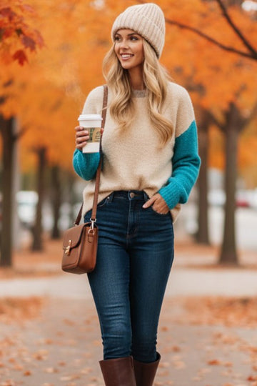 Color Block Sweater