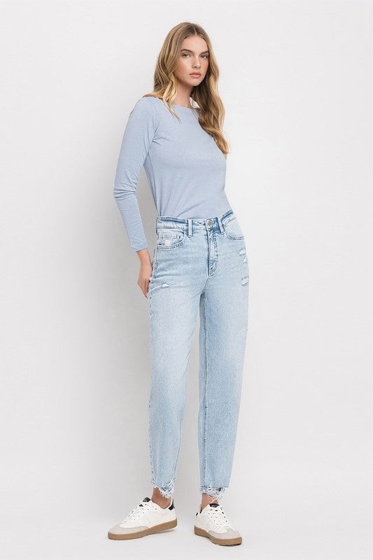 Flying Monkey High Rise Barrel Jeans