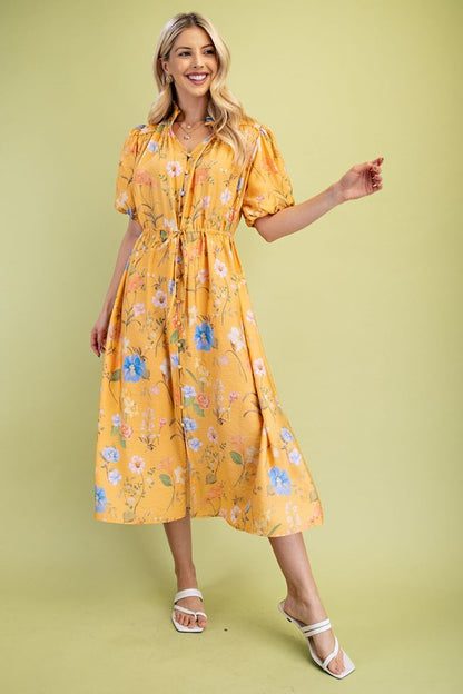 Tana Floral Midi Dress