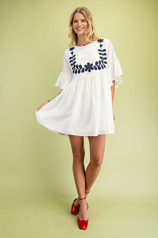 Bella Babydoll Mini Dress