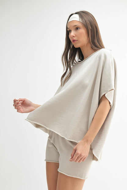 Malibu Vintage Dolman Top & Shorts Set